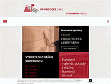 Tablet Screenshot of ppprojekt.sk